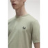 Fred Perry Ringer T-Shirt Homme Vert