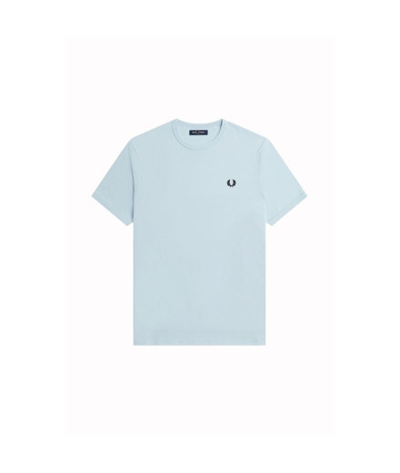 Fred Perry Ringer T-Shirt Homme Bleu clair