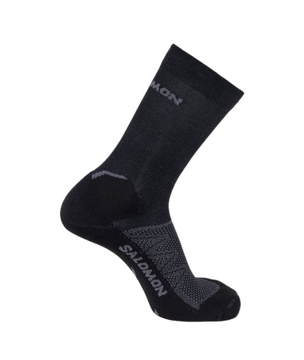 Chaussettes de Trail Salomon Speedcross Crew Noir Blanc