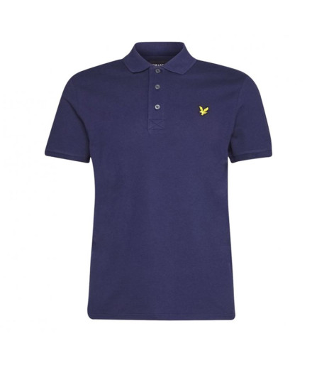 Polo Lyle & Scott V1-Plain Homme Marine