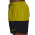 Maillot de bain de Playa Y Piscine Nike 5" Volley Short Homme Jaune mousse et noir