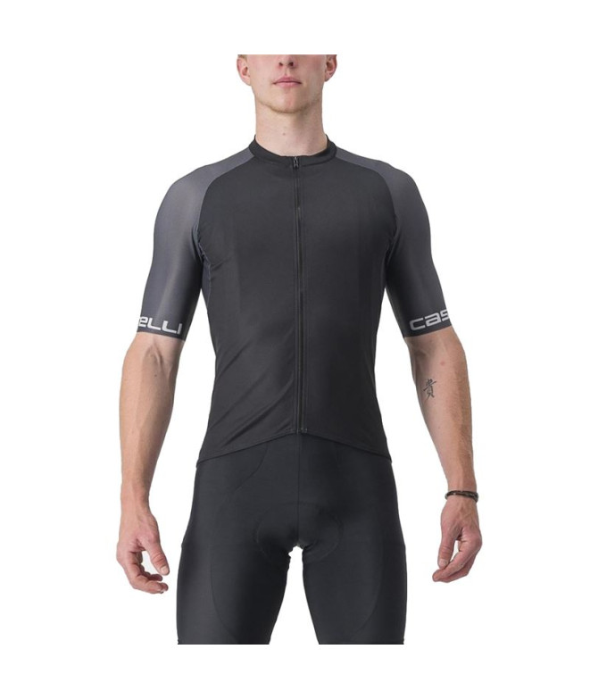 Cyclisme Maillot Castelli Entrata Vi Noir Cl/Gr...
