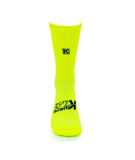 Chaussettes de running Kamuabu Basic Yellow Unisex