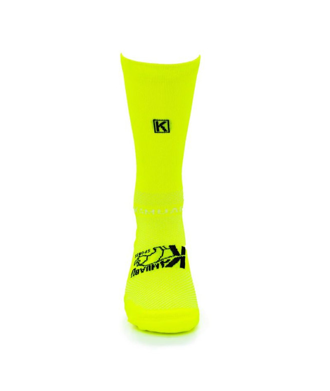 Chaussettes de running Kamuabu Basic Yellow Unisex