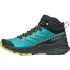 Botas de Montagne Scarpa Rush 2 Mid Gore-Tex Blue Lime Femme