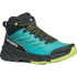 Botas de Montagne Scarpa Rush 2 Mid Gore-Tex Blue Lime Femme