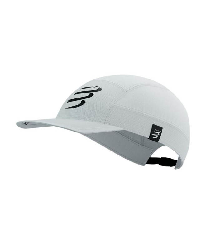 Compressport 5 Panel Light Running Cap White