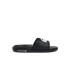 Tongs Lacoste Croco Dualiste Synthetic Logo Strap Women's Black