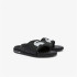 Tongs Lacoste Croco Dualiste Synthetic Logo Strap Women's Black