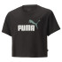 Puma Girls Logo Cropped T-Shirt Girl Black