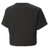 Puma Girls Logo Cropped T-Shirt Girl Black