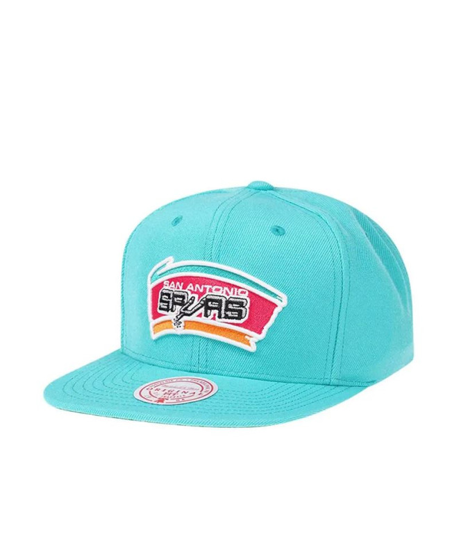 Casquette Mitchell & Ness San Antonio Spurs Teal