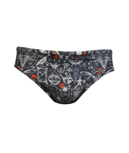 Maillot de bain Natation Homme by RAS Slip Evil Imprimé...
