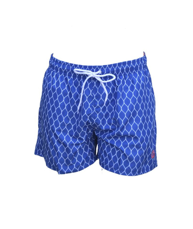 Maillot de bain Homme RAS Grid Bleu imprimé