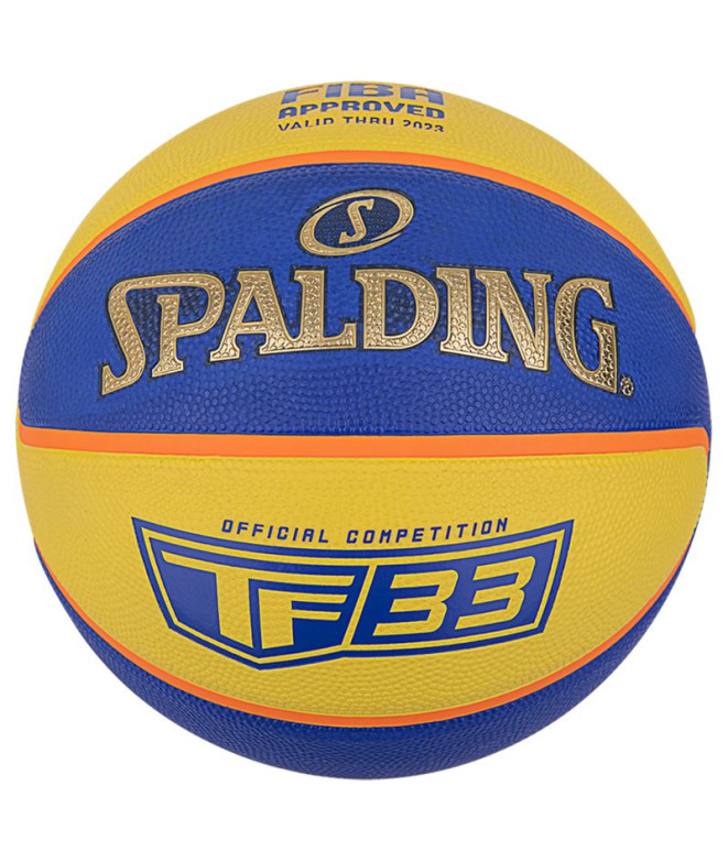 Ballon de basket Spalding TF-33 Or - Jaune/Bleu...