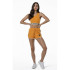 Pantalons SikSilk Short Runner Jaune
