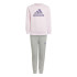 Survêtement adidas Lk Bos Jog Fleece Enfant Rose