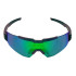Cyclisme Spiuk Profit Goggles Iridescent Green Mirrored Lens