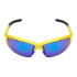 Cyclisme Spiuk Lunettes de protection Rimma Rimma Lens Mirror Green Fluor Yellow/Black