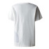 T-shirt The North Face Blown Up Logo Gardenia White Femme