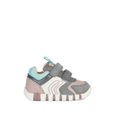 Chaussures Geox Iupidoo Girl Grey/Old Rose