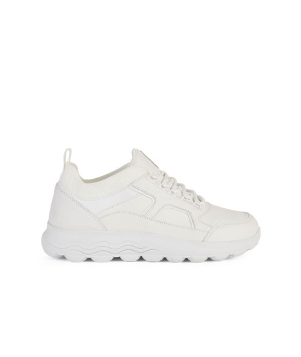 Geox D Spherica Chaussures Femme Blanc