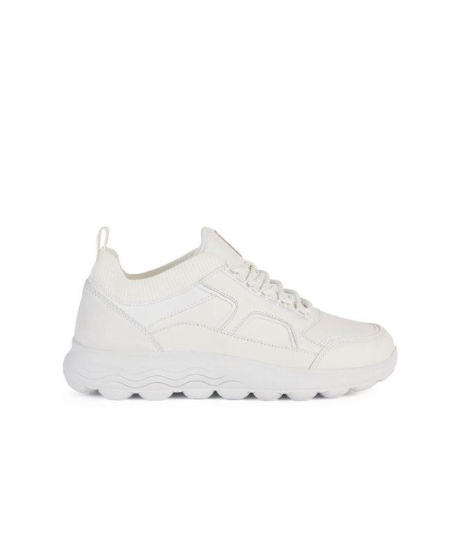 Geox D Spherica Chaussures Femme Blanc