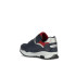 Chaussures Geox Pavel pour enfants, bleu marine/rouge