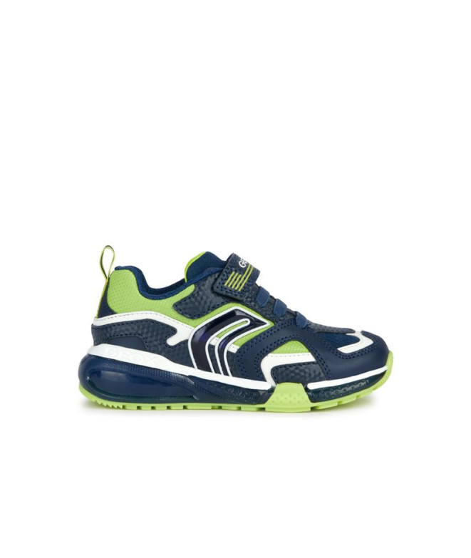 Geox Bayonyc Junior Chaussures Navy/Yellow