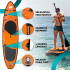 Table de Paddle surf Gonflable Winvey Orange