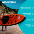 Table de Paddle surf Gonflable Winvey Orange