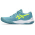 Chaussures de tennis ASICS Gel-Challenger 14 Clay Femmes Bleu gris/Jaune sécurité
