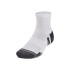 Chaussettes Fitness Under Armour par Performance Tech 3Pk Qtr White