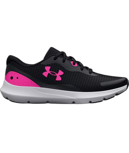 Chaussures de running Under Armour Surge 3 Femmes Noir