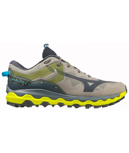 Trail Running Chaussures Mizuno Wave Mujin 9 Men's Grey