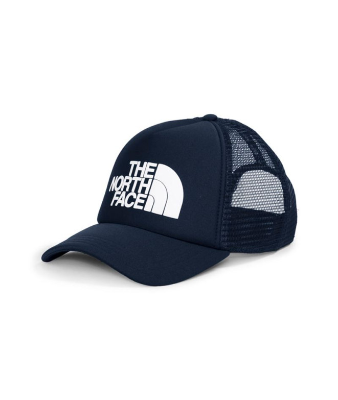 Mountain Cap The North Face Logo Trucker Bleu
