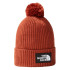 Mountain Hat The North Face Logo Box Pom Brown