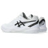 Chaussures de Tennis ASICS Gel-Dedicate 8 Clay Homme Blanc/Noir