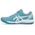 ASICS Gel-Dedicate 8 Clay Chaussures de Tennis Femmes Gris Bleu/Blanc