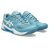 ASICS Gel-Dedicate 8 Clay Chaussures de Tennis Femmes Gris Bleu/Blanc