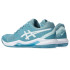 ASICS Gel-Dedicate 8 Clay Chaussures de Tennis Femmes Gris Bleu/Blanc