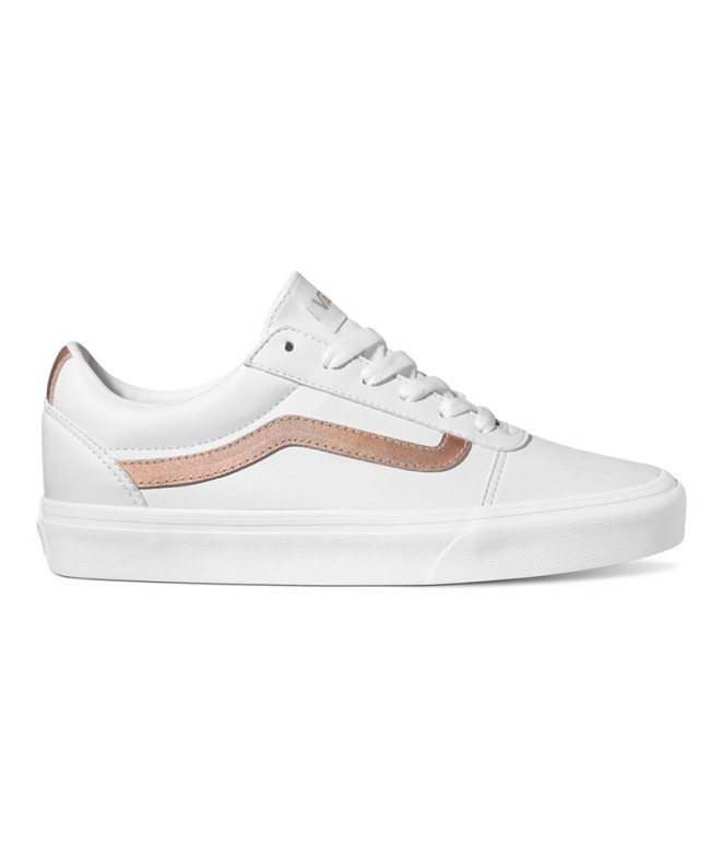 Chaussures Vans Ward blanc/or rose Chaussures...