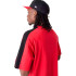 T-shirt New Era NBA Colour Block Chicago Bulls Rouge Homme