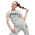T-shirt Décontracté Puma Squad Graphicc Tlight Gray Hea Femme