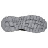 Chaussures Skechers Burns- Agoura Homme Cuir noir/maille grise/bordures