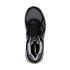 Chaussures Skechers Burns- Agoura Homme Cuir noir/maille grise/bordures