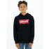 Levi's Batwing Screenprint Hoodie Noir Garçons