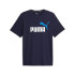 T-shirt Décontracté Puma Ess+ 2 Col Logo Navy Homme