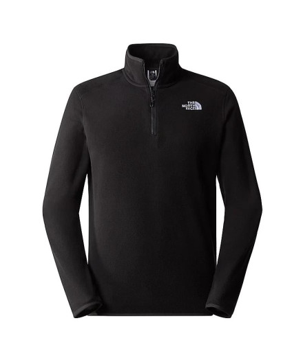 Mountain Jacket The North Face 100 Glacier 1/4 Zip Noir...
