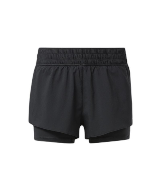 Pantalon de running Reebok Wor Run 2 In 1 Short...